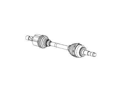 Mopar 68168000AB Axle Half Shaft Left