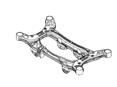 Mopar 68281545AA CROSSMEMB-Rear Suspension
