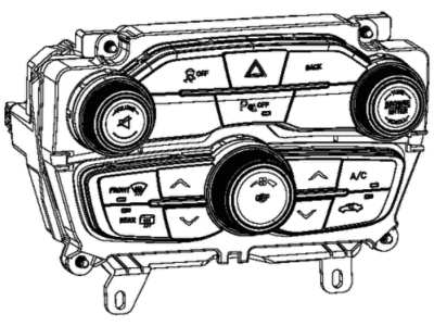 Mopar 68184926AB Control-Vehicle Feature Controls
