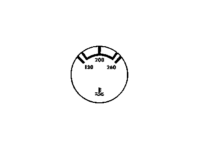 Mopar 4723735 Gauge Assembly, Temperature (w/Screws)