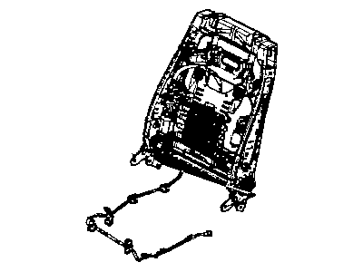 Mopar 68104427AA Frame-Front Seat Back