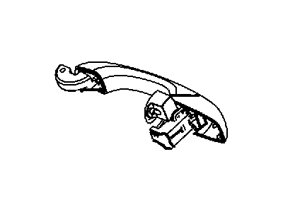 Mopar 1KR96AXRAA Handle-Exterior Door