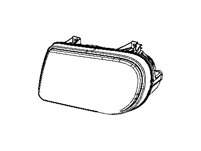 Mopar 4805756AJ Electrical Head Lamp