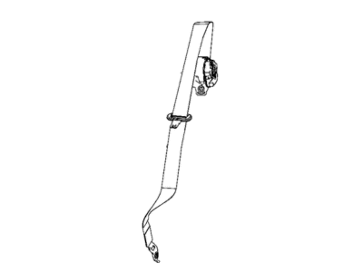Mopar 7AX78HL1AB Belt-Front Seat