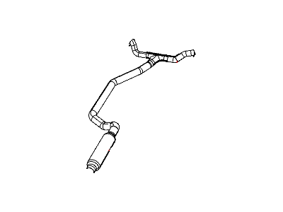 Mopar 4743709AE MUFFLER-Exhaust
