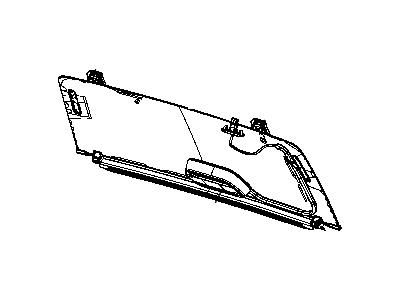 Mopar 68499742AA Seal-LIFTGLASS Lower To Body