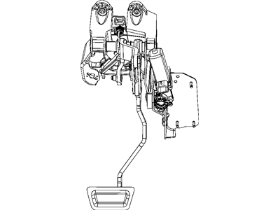 Mopar 4721199AI Pedal-Brake And Accelerator