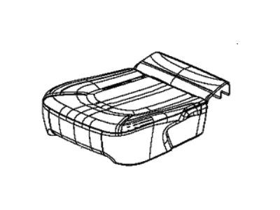 Mopar 6EC69LV5AA Rear Stow Seat Cushion Cover