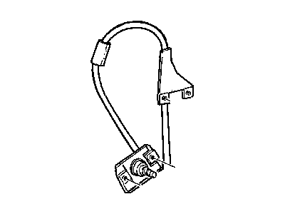 Mopar 55076292AD Rear Door Window Regulator