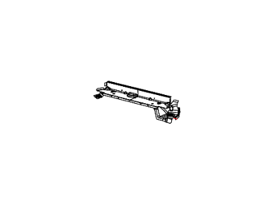 Mopar 68030677AB CROSSMEMBER-Rear Suspension