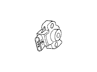 Mopar 68405576AA Sensor-Throttle Position