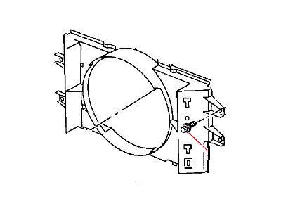 Mopar 52028002AD SHROUD-Fan