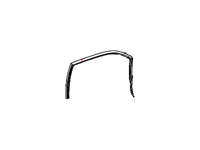 Mopar 68039966AD WEATHERSTRIP-Front Door Glass