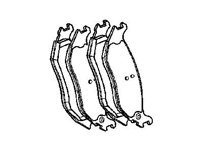 Mopar 5093511AB Disc Brake Pad Kit