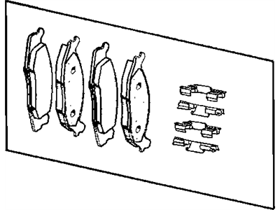 Mopar 68052369AC Pad Kit-Front Disc Brake