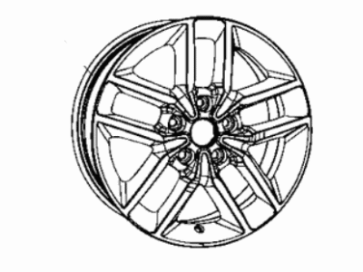Mopar 4755529AA Wheel-Aluminum