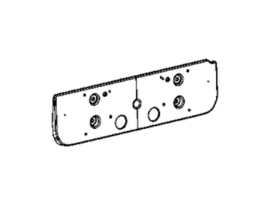 Mopar 6VL03RXFAA Bracket-License Plate