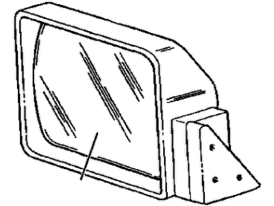 Mopar 55075435 Mirrors, With Gasket