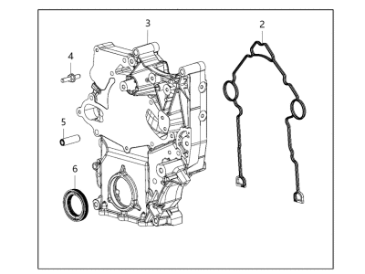 Mopar 68273788AD Cover-Timing Case
