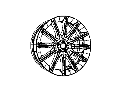 Mopar 1SZ88DX8AA Aluminum Wheel
