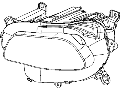 Mopar 68102860AI Composite Headlamp