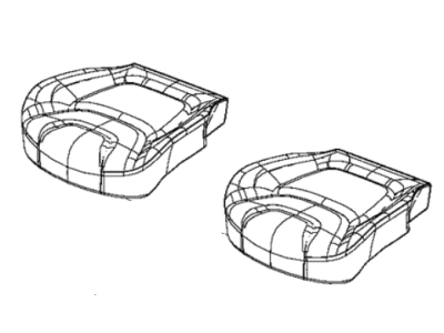Mopar 6ST00LR5AD Cover-Front Seat Cushion