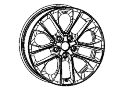Mopar 6YZ48DX8AB Aluminum Wheel