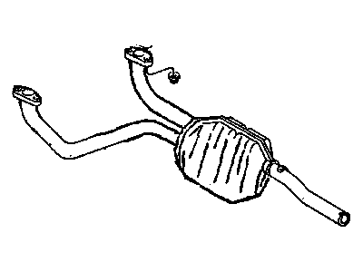 Mopar 52103345AD Catalytic Converter & Pipe