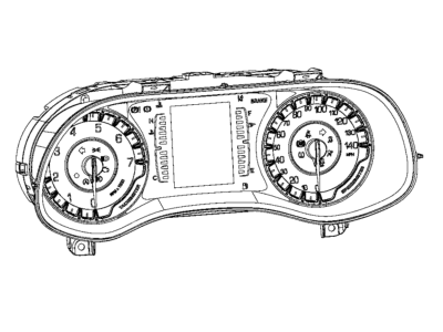 Mopar 68298104AA Mask-Instrument Cluster
