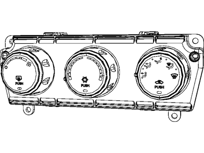 Mopar 55111943AD Air Conditioning And Heater Control