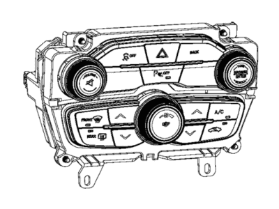 Mopar 68293614AC Stack-Vehicle Feature Controls