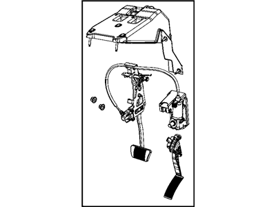 Mopar 52855493AK Pedal-Adjustable
