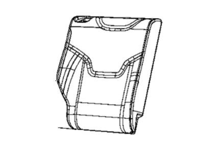 Mopar 7FC82LA3AA Cover-Rear Seat Back