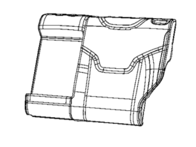 Mopar 7FC83LA3AA Cover-Rear Seat Back