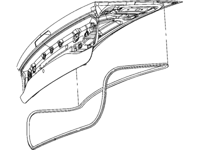 Mopar 68223542AD W/STRIP-DECKLID