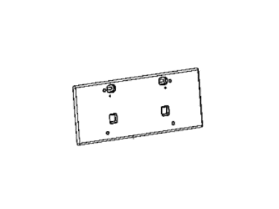 Mopar 68340234AB Bracket-License Plate