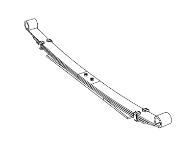 Mopar 68106101AA Rear Leaf Spring