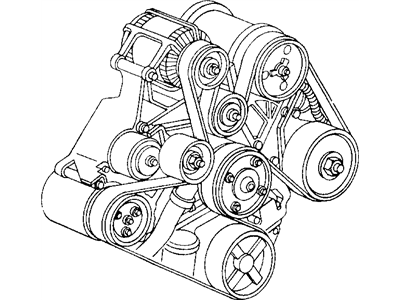 Mopar 53032521AA Belt-Accessory Drive