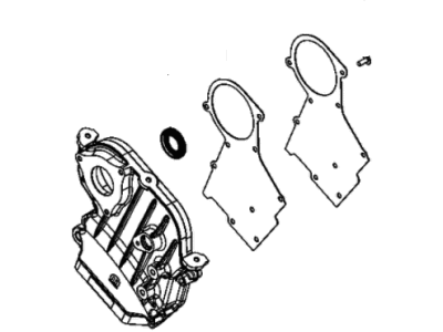 Mopar 68504223AA Cover-Chain Case