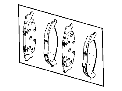 Mopar 4778058AC Front Disc Brake Pad Kit