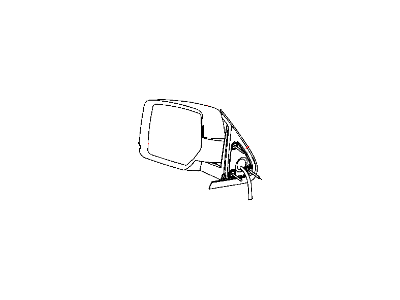 Mopar 55079101AG Door Mirror Left