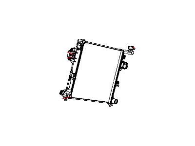 Mopar 55116849AB Engine Cooling Radiator