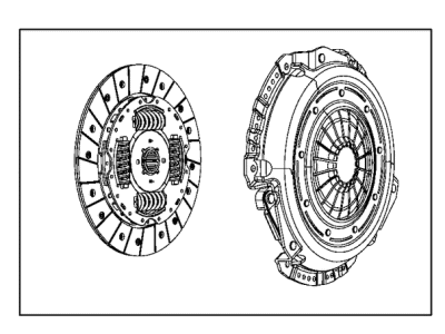 Mopar 68273845AC Pressure Plate And Disc