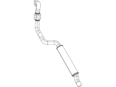Mopar 5085434AD Exhaust Pipe