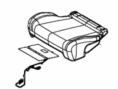 Mopar 5YX01DX9AA Rear Seat Cushion 2Nd Row Cover