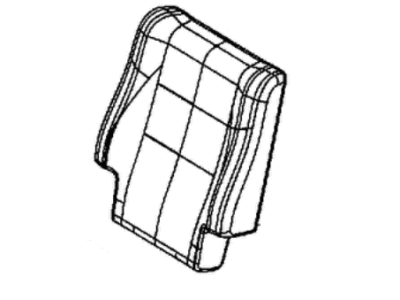 Mopar 5YW99DX9AA Rear Seat Back 2Nd Row Cover