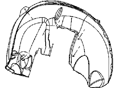 Mopar 5065220AC Shield-WHEELHOUSE