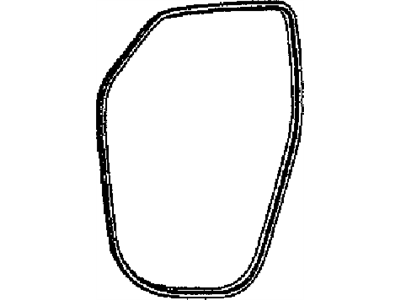 Mopar UW64BD1AB WEATHERSTRIP-Rear Door
