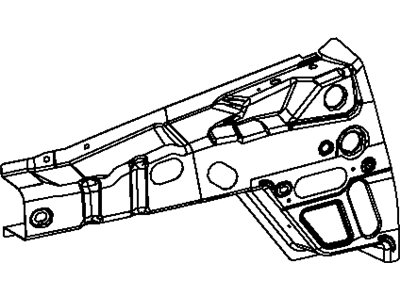 Mopar 68083018AC REINFMNT-Fender