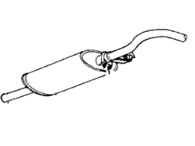 Mopar E0022738 Front Exhaust Muffler